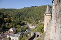 Vianden Luxemburg stad Groothertogdom Luxembourg kasteel castle chateau bezienswaardigheden werk aan de muur wadm werkaandemuur